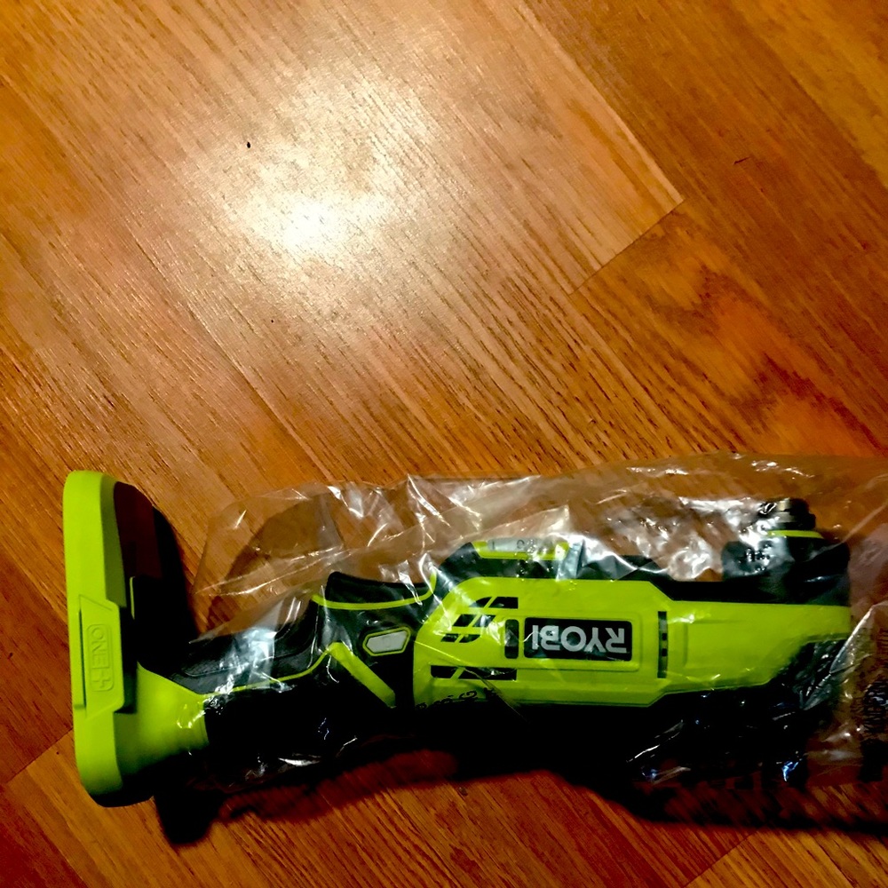 Ryobi angle drill, regular drill, impact drill.